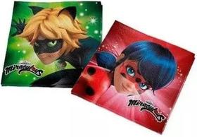 GUARDANAPO FOLHA DUPLA 25x25cm LADYBUG 16 UN REGINA FESTA