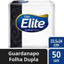 Guardanapo Folha Dupla Elite Com 50 Unids De 33 X 33,5 Cm