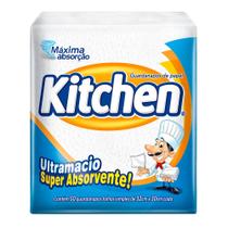 Guardanapo Folha Simples Kitchen Com 50 Unids De 32 X 30 Cm