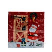 Guardanapo Natal Papai Noel com Rena Ti-Flair 20 um Guardanapo Natal Papai Noel com Rena Ti-Flair 20 um