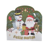 Guardanapo Natalino Papel 31x31cm Papai Noel Estampas