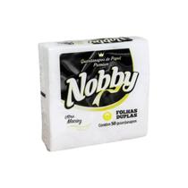 Guardanapo papel (bco/folha dupla) 21x22cm pct c/50fls NOBBY
