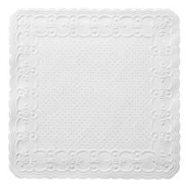 Guardanapo papel coquetel mod Pois 20x20 cm branco - 100 unid