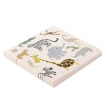 Guardanapo Papel Decorado Safari Selva Animais - 20 unid