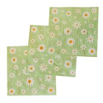 Guardanapo Papel Dupla Camada Floral Margarida 33Cm C/20Un