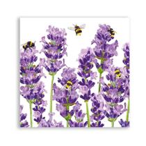 Guardanapo para Decoupage 33x33 Abelhas e Lavanda C/20 Guardanapo para Decoupage 33x33 Abelhas e Lavanda C/20