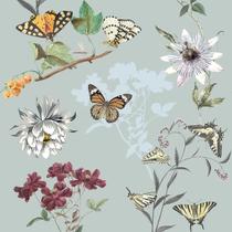 Guardanapo para Decoupage 33x33 Flores e Borboletas C/20 Guardanapo para Decoupage 33x33 Flores e Borboletas C/20