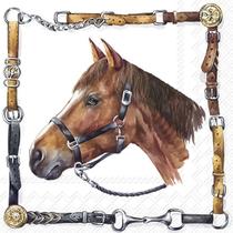 Guardanapo para Decoupage Ihr 33x33 Cavalo Nikas C/ 2 Unidades