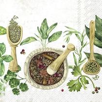 Guardanapo para Decoupage Ihr 33x33 Ervas Culinária C/ 2 Unidades