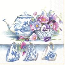 Guardanapo para Decoupage Ihr 33x33 Flor de Porcelana Fina C/ 20 Unidade