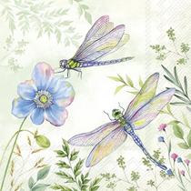 Guardanapo para Decoupage Ihr 33x33 Libélula e Flor C/ 2 Unidades Guardanapo para Decoupage Ihr 33x33 Libélula e Flor C/ 2 Unidades