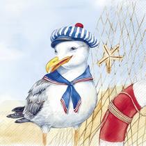 Guardanapo para Decoupage Ihr 33x33 Marreco Capitão C/ 2 Unidades