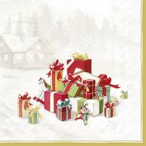 Guardanapo para Decoupage Ihr 33x33 Presentes Natalino C/ 2 Unidades Guardanapo para Decoupage Ihr 33x33 Presentes Natalino C/ 2 Unidades