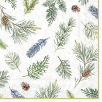 Guardanapo para Decoupage Ihr 33x33 Ramos e Pinhas C/ 20 Unidade Guardanapo para Decoupage Ihr 33x33 Ramos e Pinhas C/ 20 Unidade