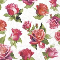 Guardanapo para Decoupage Ihr 33x33 Rosas Elegantes C/ 2 Unidades Guardanapo para Decoupage Ihr 33x33 Rosas Elegantes C/ 2 Unidades