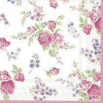 Guardanapo para Decoupage Ihr 33x33 Rosas Florida C/ 20 Unidade Guardanapo para Decoupage Ihr 33x33 Rosas Florida C/ 20 Unidade