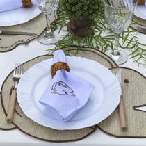 Guardanapo páscoa decoração para mesa posta coelhinho