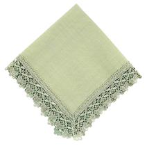 Guardanapo Renda Guipir Celadon Poli-Bambu 45X45Cm Rafimex Guardanapo Renda Guipir Celadon Poli-Bambu 45X45Cm Rafimex