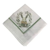 Guardanapo Tecido Pascoa Coelho Verde - Kit 6 Unidades Guardanapo Tecido Pascoa Coelho Verde - Kit 6 Unidades