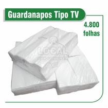 Guardanapo TV Papel Seda Para Bar, Padaria, Restaurante, 3 Pacotes