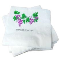 Guardanapo Uva Shabat Shalom 32x33 cm 50 unidades Guardanapo Uva Shabat Shalom 32x33 cm 50 unidades