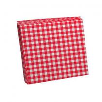 Guardanapo Xadrez Vermelho 20cm Festa Junina - 25 unidades - Kaixote - Festas