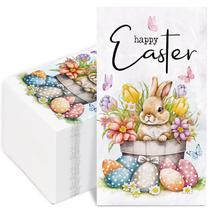 Guardanapos AnyDesign Happy Easter Bunny Flower 50 folhas