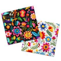 Guardanapos CMUSKO Fiesta Mexican Colorful Flower 40 unidades