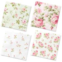 Guardanapos CMUSKO Floral Vintage Rose Decoration 40 unidades
