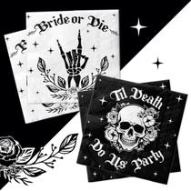 Guardanapos CMUSKO Till Death Do Us Party 40 unidades Halloween Gothic