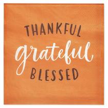 Guardanapos de almoço American Greetings Thankful, 50 unidades, 16,5 cm Guardanapos de almoço American Greetings Thankful, 50 unidades, 16,5 cm