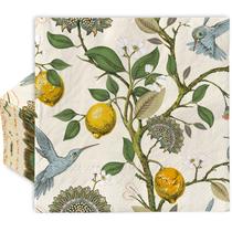 Guardanapos de almoço AnyDesign Lemon Blue Bird, pacote com 80