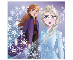 Guardanapos de almoço exclusivos Disney Frozen 2, pacote com 16