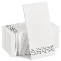 Guardanapos de banheiro descartáveis FOCUSLINE 100 Linen Feel Silver Guardanapos de banheiro descartáveis FOCUSLINE 100 Linen Feel Silver