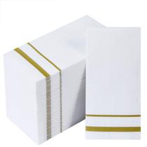 Guardanapos de banheiro descartáveis FOCUSLINE 200 Linen Feel Gold Guardanapos de banheiro descartáveis FOCUSLINE 200 Linen Feel Gold