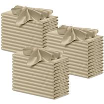 Guardanapos de cetim P Pothuiny Silky Beige 43x43cm 50 unidades