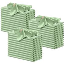 Guardanapos de cetim P Pothuiny Silky Sage Green 43x43cm 50 unidades