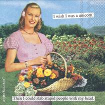 Guardanapos de coquetel Boston International Anne Taintor 20 unidades