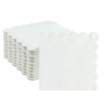 Guardanapos de coquetel GBPLAIN, papel recortado, 100 unidades (branco) Guardanapos de coquetel GBPLAIN, papel recortado, 100 unidades (branco)