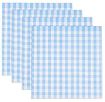 Guardanapos de coquetel Gift Boutique Blue and White Gingham x100 Guardanapos de coquetel Gift Boutique Blue and White Gingham x100