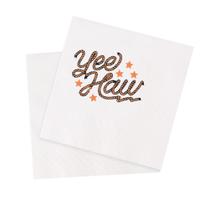 Guardanapos de coquetel VOWFOO Yee Haw Rope Cowboy Theme 100 unidades 11,4 x 11,4 cm Guardanapos de coquetel VOWFOO Yee Haw Rope Cowboy Theme 100 unidades 11,4 x 11,4 cm