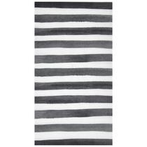 Guardanapos de hóspedes Gift Boutique em papel listrado cinza e branco de 3 camadas Guardanapos de hóspedes Gift Boutique em papel listrado cinza e branco de 3 camadas