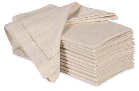 Guardanapos de jantar de pano Ramanta Home Cotton Flax 20x20cm 12P