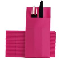 Guardanapos de jantar Moyes Home Fuchsia Cloth-Like, pacote com 50 Guardanapos de jantar Moyes Home Fuchsia Cloth-Like, pacote com 50