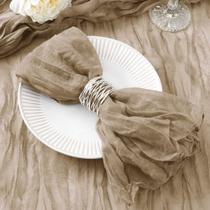 Guardanapos de pano DeZerlor Nude Cheesecloth, conjunto de 50 laváveis Guardanapos de pano DeZerlor Nude Cheesecloth, conjunto de 50 laváveis