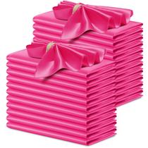Guardanapos de pano P Pothuiny Satin Hot Pink 43x43 cm 24 unidades