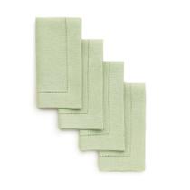 Guardanapos de pano Solino Home 4 peças, 51 x 51 cm, verde sálvia, linho