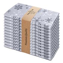 Guardanapos de pano Urban Villa Grey Snowflake 100% algodão 20x20cm