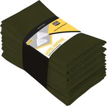 Guardanapos de pano Utopia Kitchen Olive pacote com 12, 45x45 cm Algodão