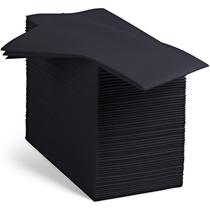 Guardanapos de Papel BloominGoods - 100 Unidades - Efeito Linho Preto